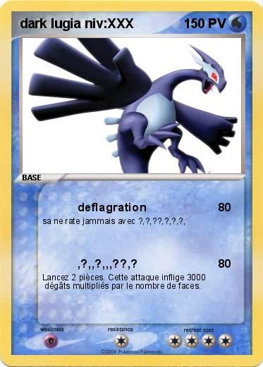 Pokemon dark lugia niv:XXX