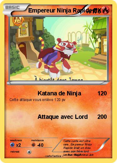 Pokemon Empereur Ninja Rapide EX