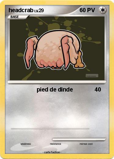 Pokemon headcrab