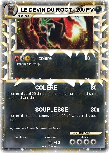 Pokemon LE DEVIN DU ROOT