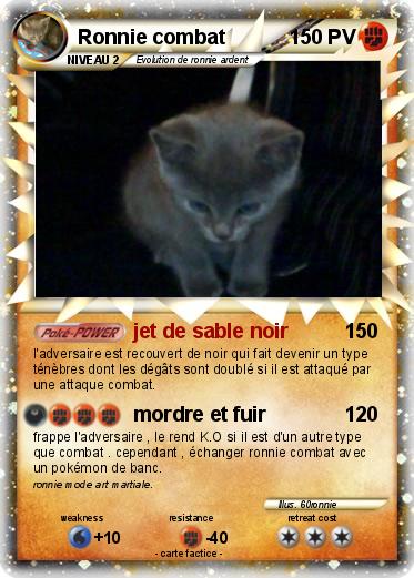 Pokemon Ronnie combat