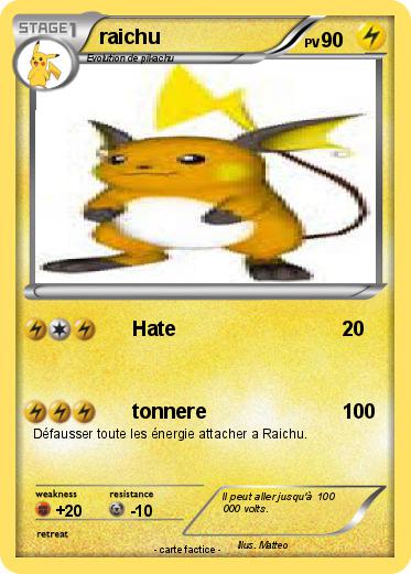 Pokemon raichu