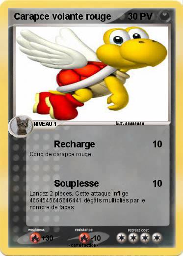 Pokemon Carapce volante rouge
