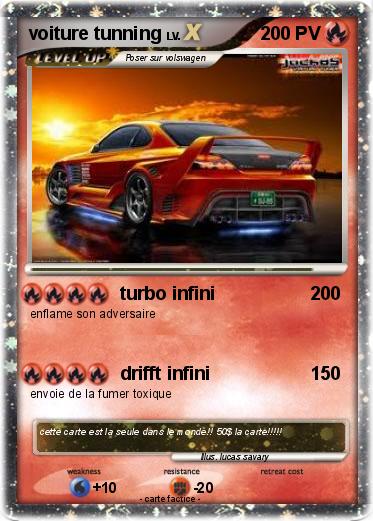 Pokemon voiture tunning