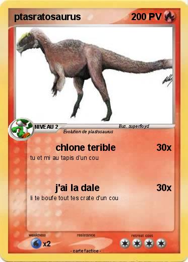Pokemon ptasratosaurus