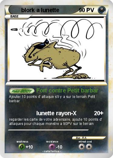 Pokemon blork a lunette