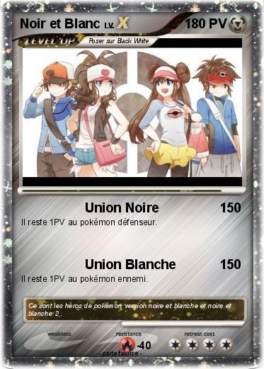 Pokemon Noir et Blanc