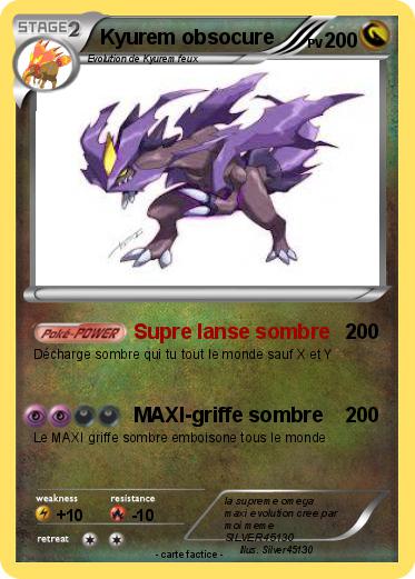 Pokemon Kyurem obsocure