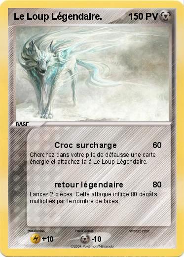 Pokemon Le Loup Légendaire.