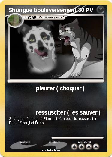 Pokemon Shuirgue bouleversement