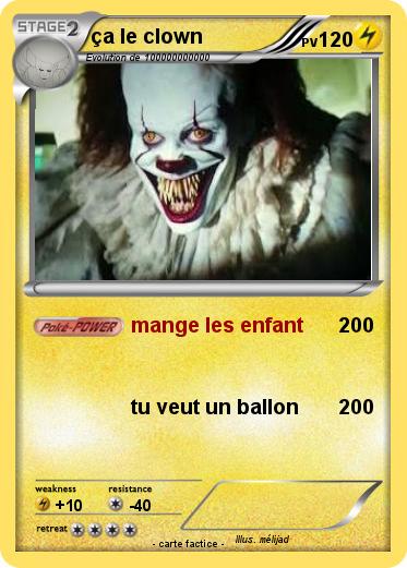 Pokemon ça le clown