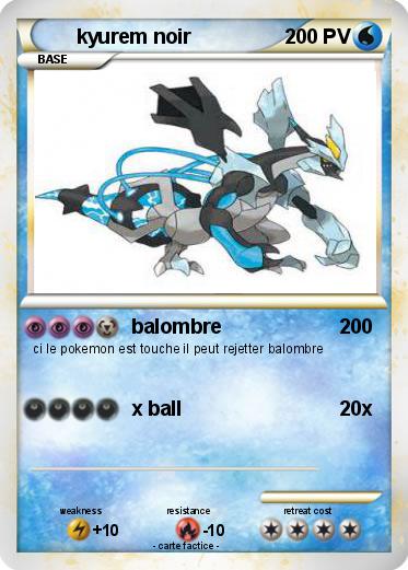 Pokemon kyurem noir