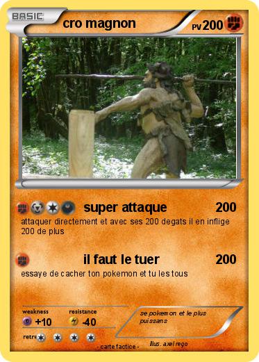 Pokemon cro magnon