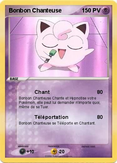 Pokemon Bonbon Chanteuse