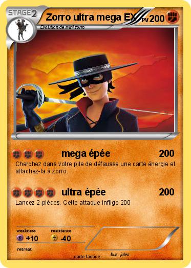 Pokemon Zorro ultra mega EX