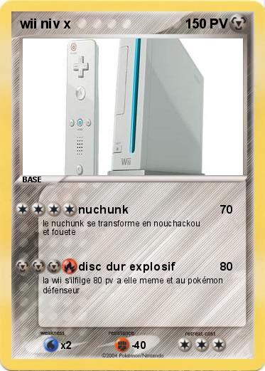 Pokemon wii niv x