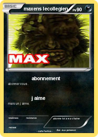 Pokemon maxens lecollegien
