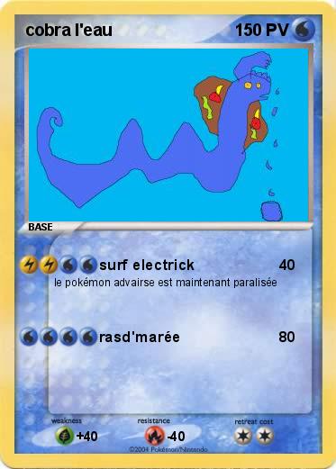 Pokemon cobra l'eau