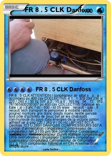 Pokemon FR 8 . 5 CLK Danfoss