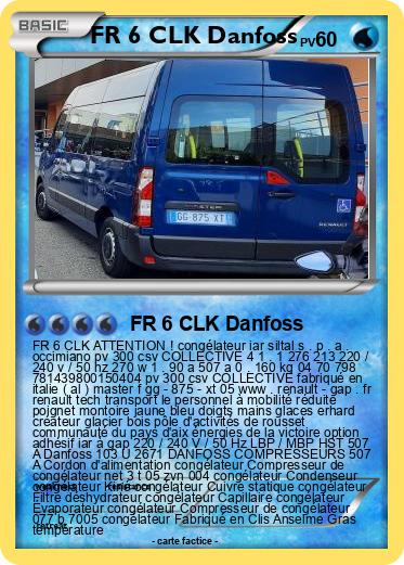 Pokemon FR 6 CLK Danfoss