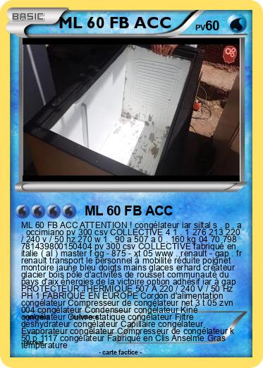 Pokemon ML 60 FB ACC