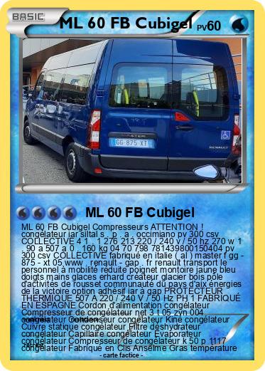 Pokemon ML 60 FB Cubigel