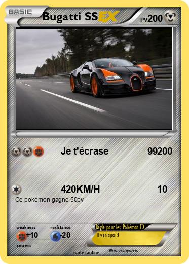 Pokemon Bugatti SS