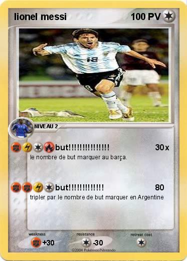 Pokemon lionel messi