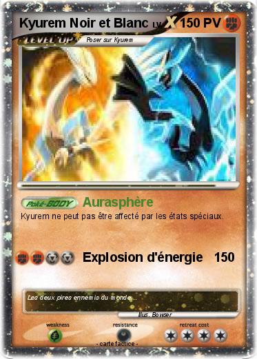 Pokemon Kyurem Noir et Blanc