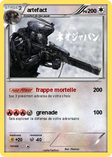 Pokemon artefact