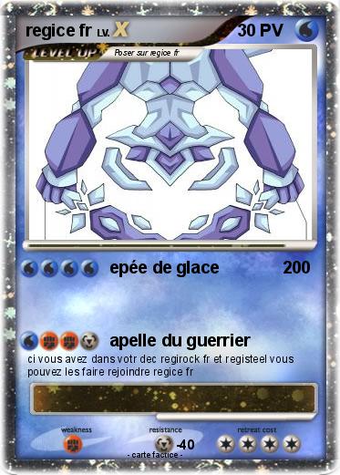 Pokemon regice fr