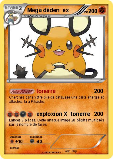 Pokemon Mega déden  ex
