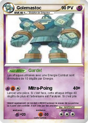 Pokemon Golemastoc