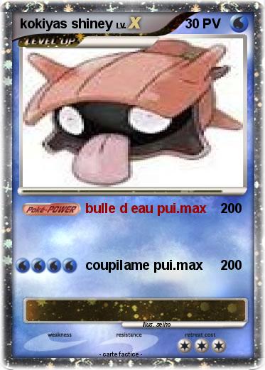 Pokemon kokiyas shiney