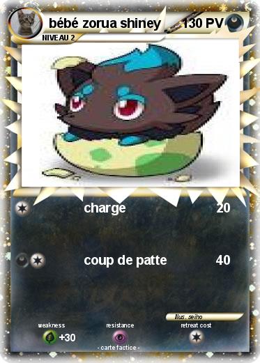 Pokemon bébé zorua shiney