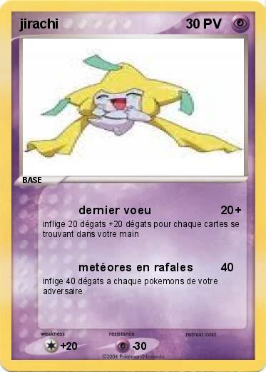 Pokemon jirachi