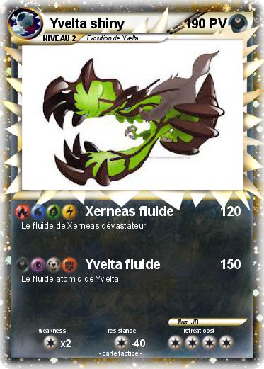 Pokemon Yvelta shiny