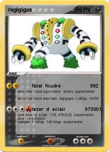 Pokemon regigigas