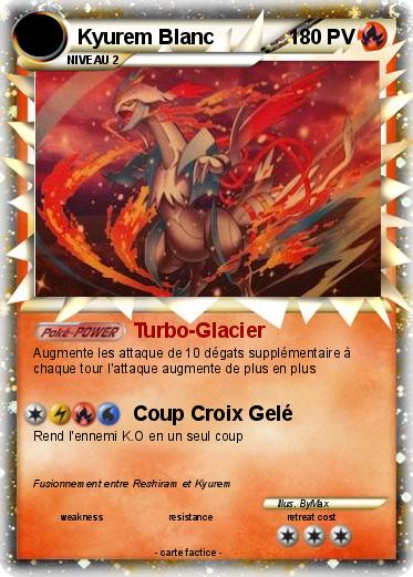 Pokemon Kyurem Blanc