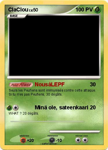 Pokemon ClaClou