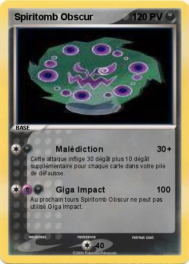 Pokemon Spiritomb Obscur