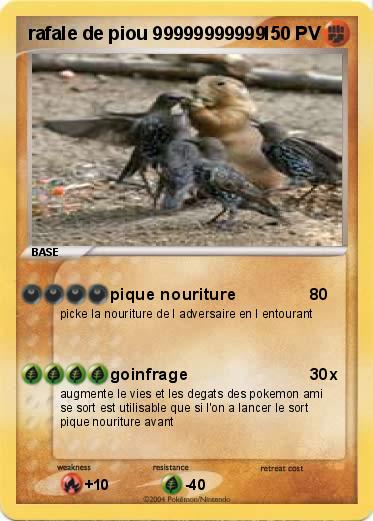 Pokemon rafale de piou 99999999999