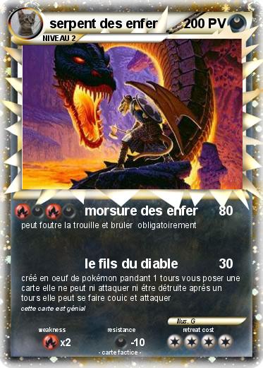 Pokemon serpent des enfer