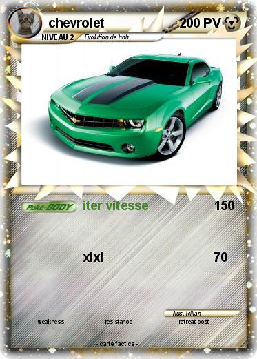 Pokemon chevrolet