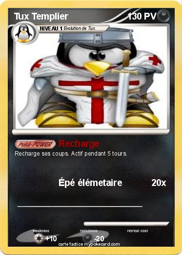 Pokemon Tux Templier