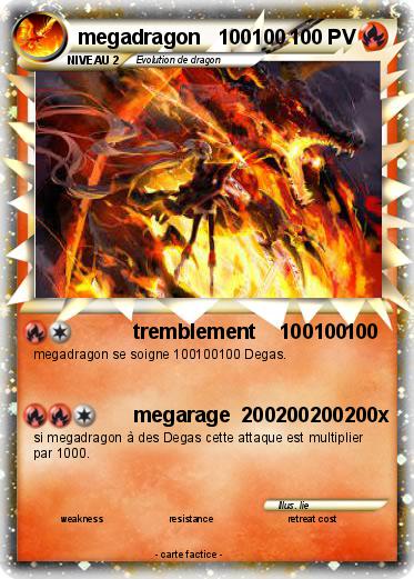 Pokemon megadragon   100100