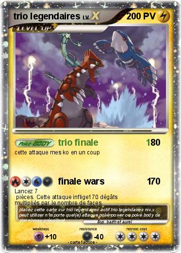 Pokemon trio legendaires