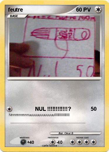 Pokemon feutre