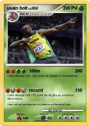 Pokemon usain bolt