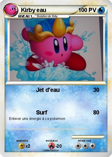 Pokemon Kirby eau